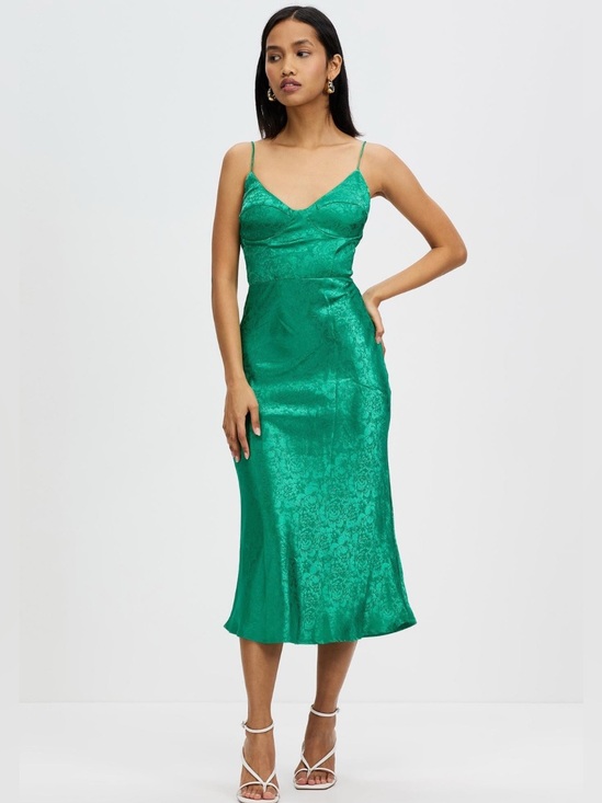 Runaway The Label Dresses & Skirts - Runaway The Label Green Corset Slip MIDI Dress 4 S